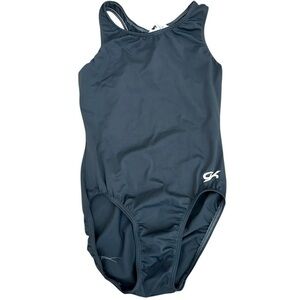 GK Charcoal Gray Athletic Wear leotard